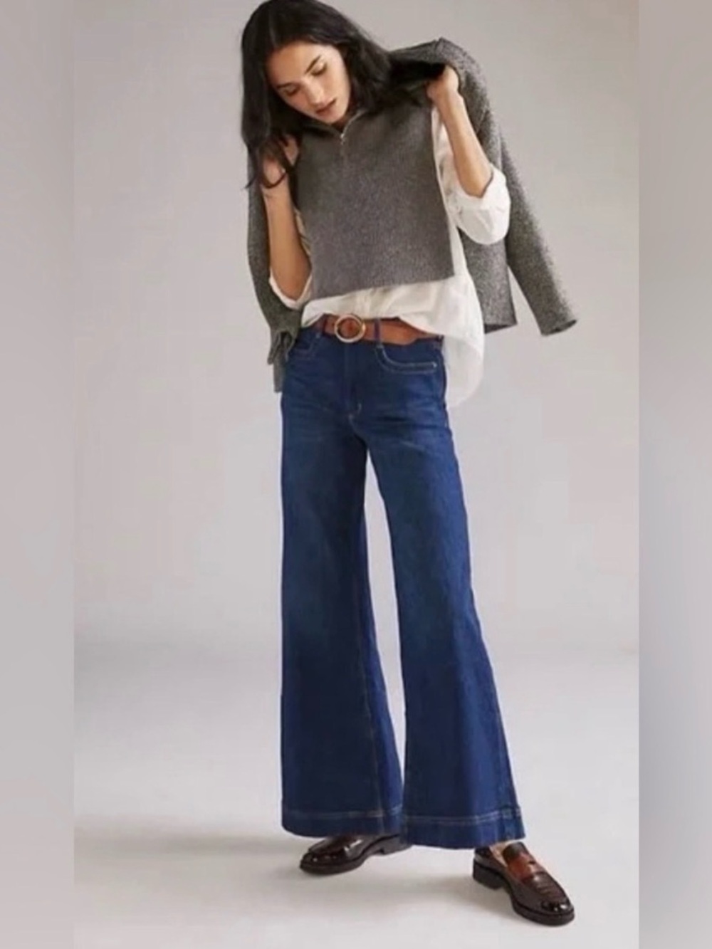 Maeve by Anthropologie The Jada High Rise Wide Leg Jeans